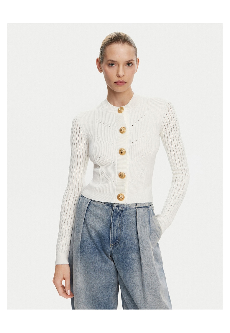 Cardigan de dama alb -