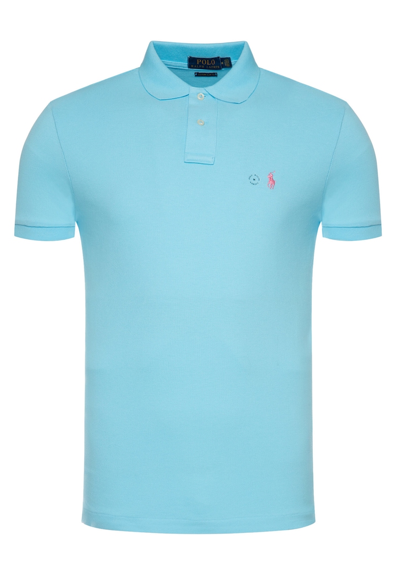 Tricou albastru deschis - bumbac - barbati
