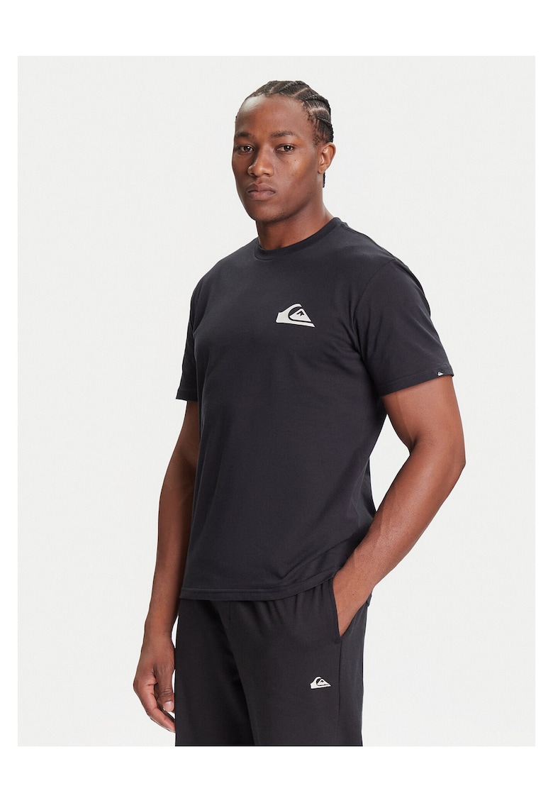 Quiksilver Tricou barbatesc culoare negru - bumbac