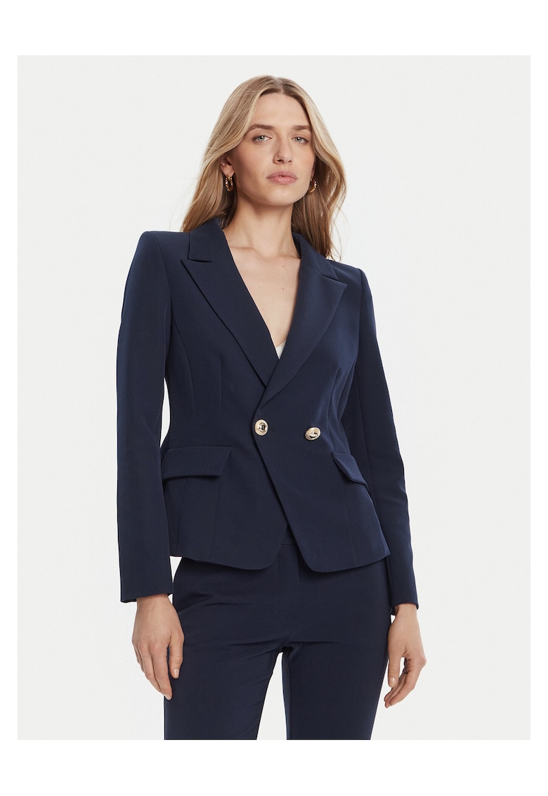 Sacou dama bleumarin - fabricat usor