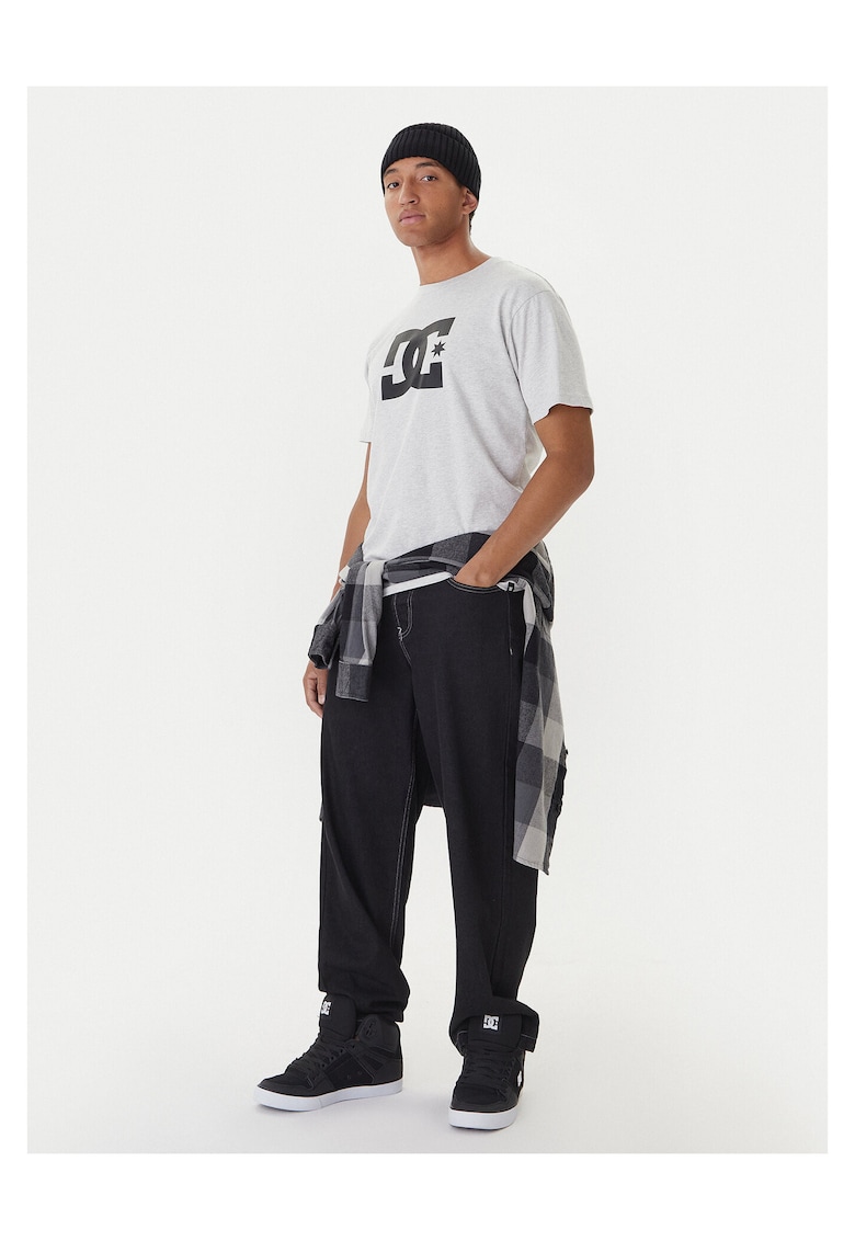 Tricou barbati gri deschis - bumbac