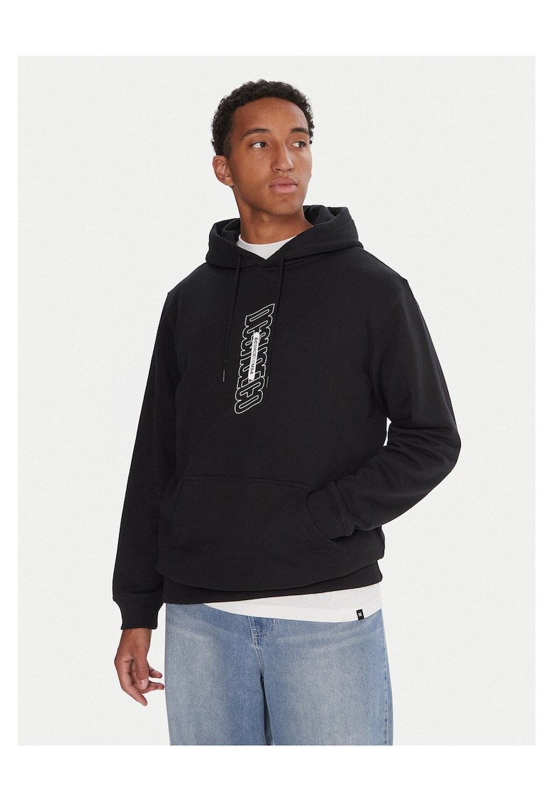 Hanorac barbati negru - model simplu