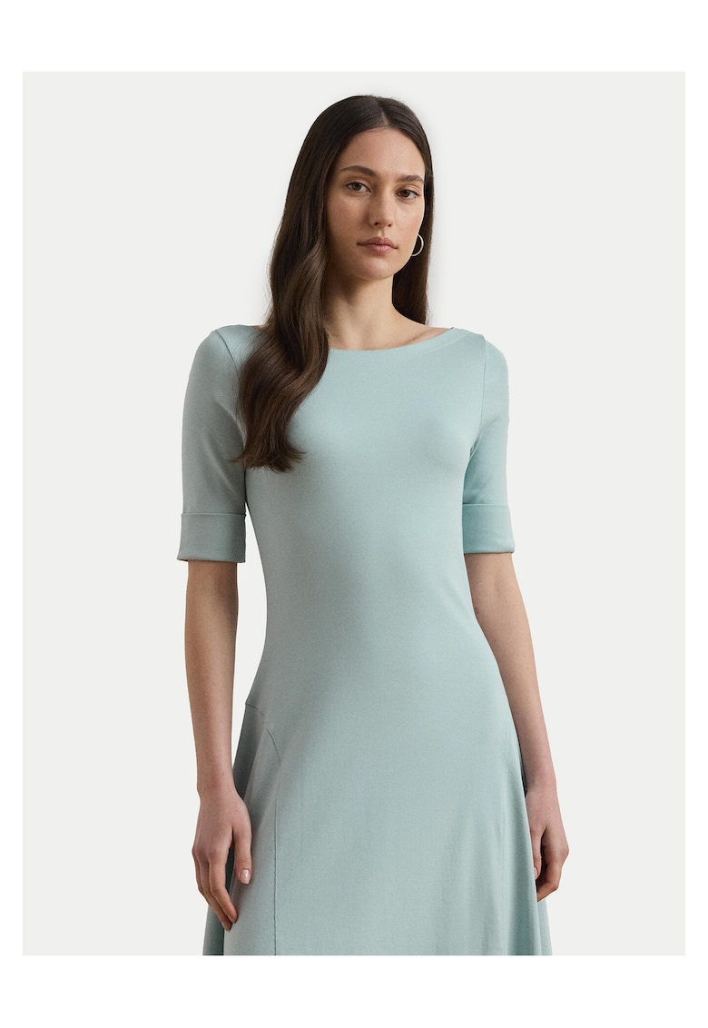 Rochie casual dama albastru deschis - material de calitate