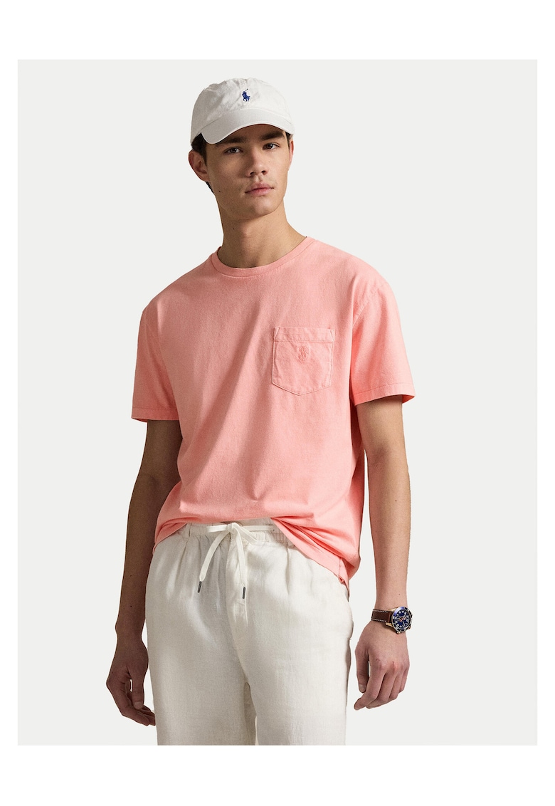Tricou barbati roz deschis - bumbac