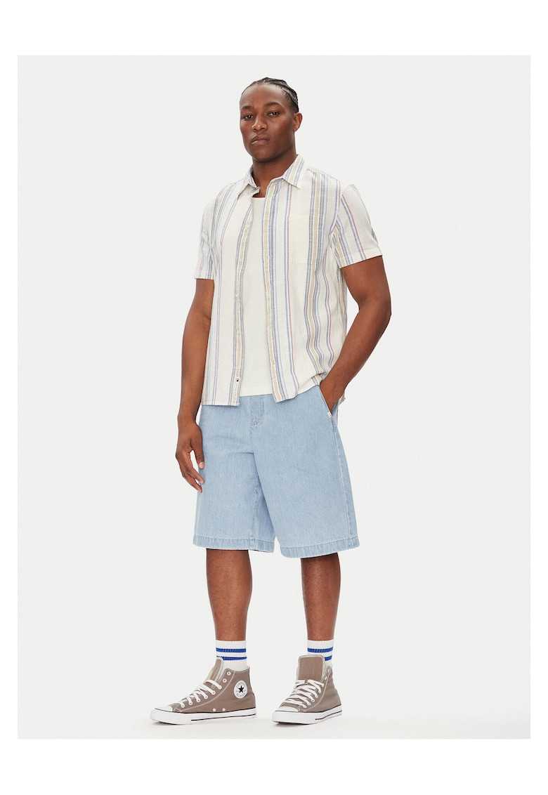 Pantaloni scurti barbati - denim - albastru deschis