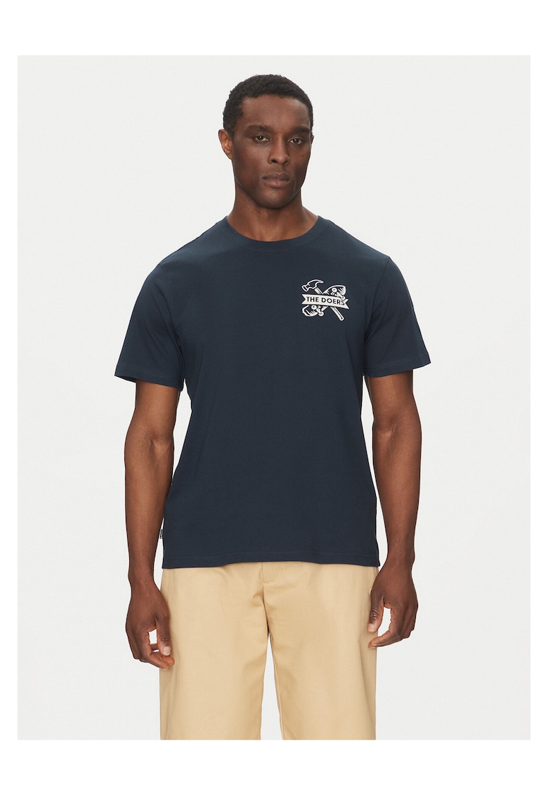 Tricou barbati bumbac bleumarin - Bleumarin