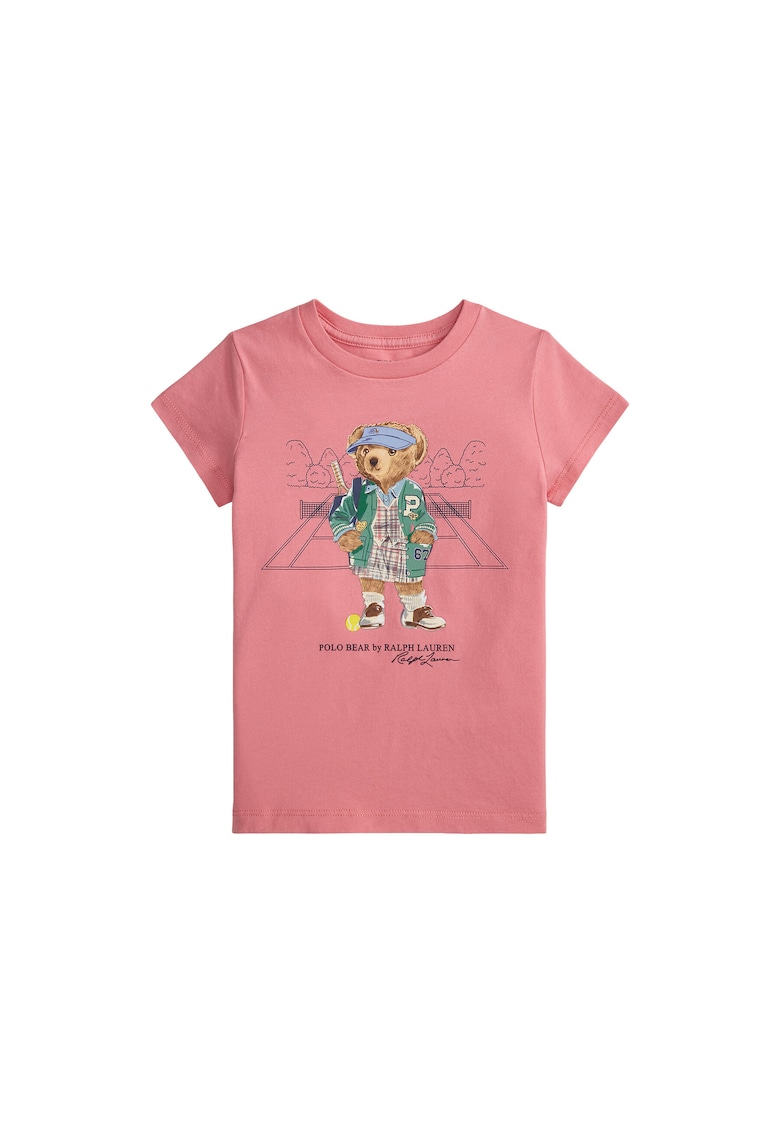 Tricou pentru copii - cu imprimeu - roz