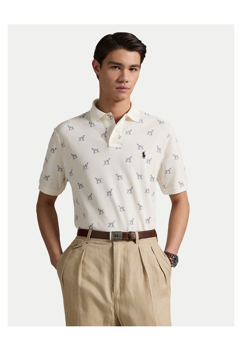 Tricou barbati ecru - bumbac