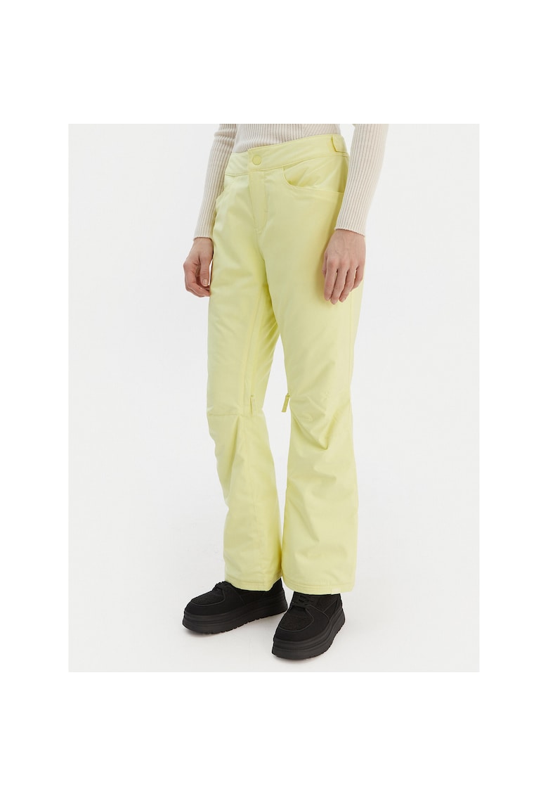 Pantaloni sport dama galben - snowboard
