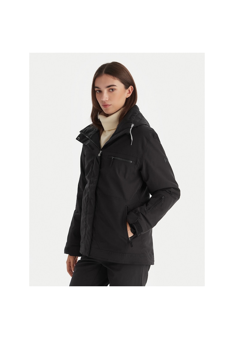 Geaca de ski dama negru - sport