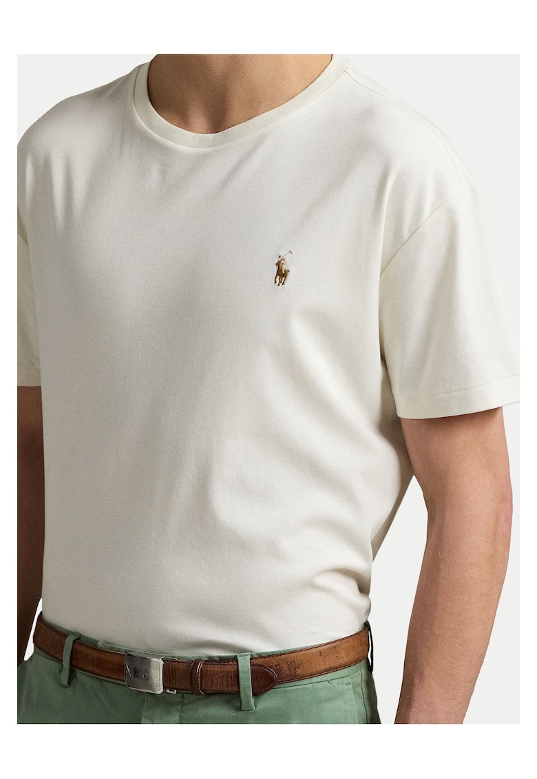 Tricou barbati ecru - bumbac