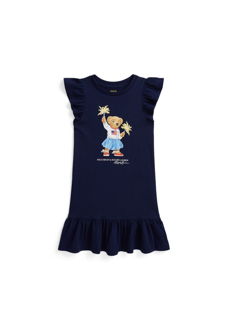 Rochie casual pentru fete - Bleumarin