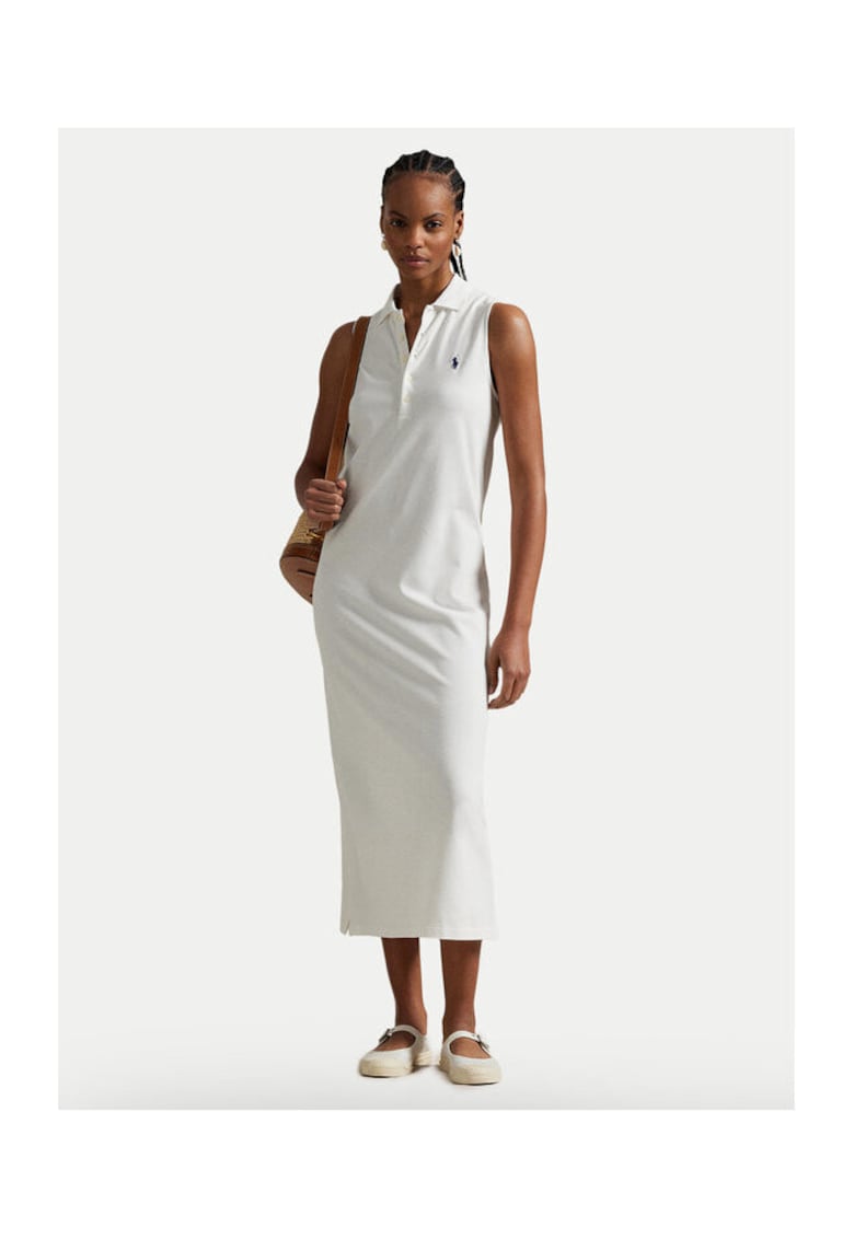 Rochie casual de dama alba -