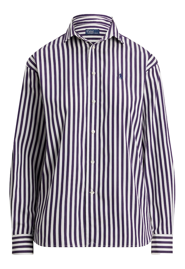 Camasa dama violet\alb