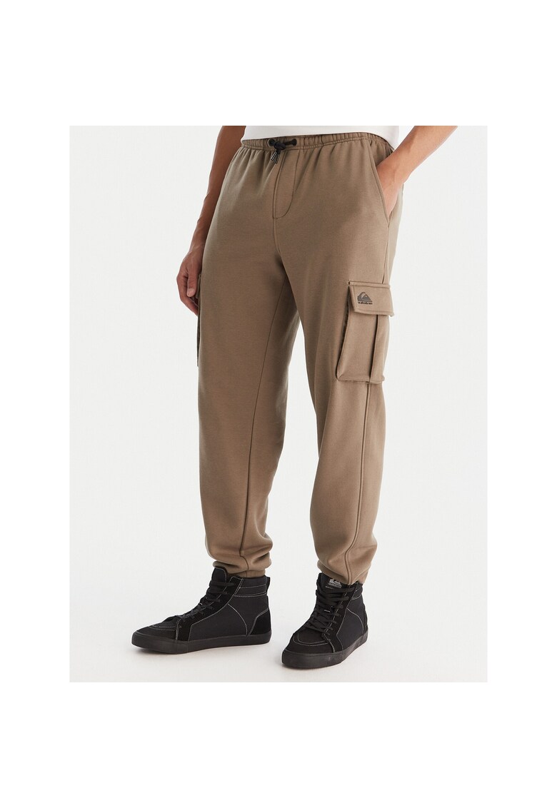 Pantaloni sport barbati kaki - de trening