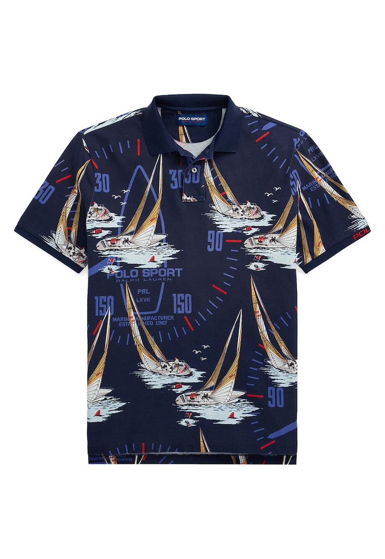 Tricou barbati bleumarin - bumbac -