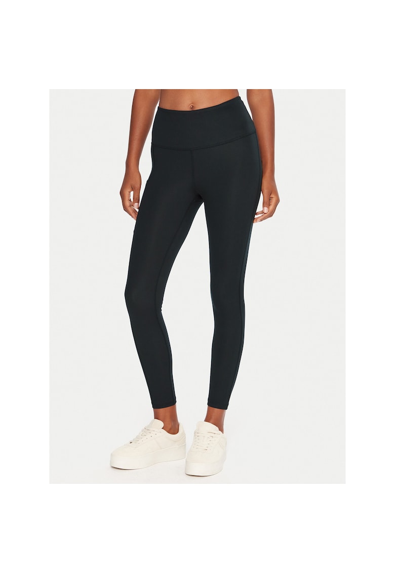 Colanti sport dama negru - material elastic -