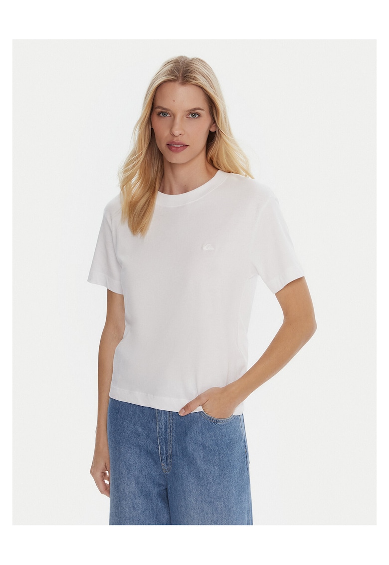 Tricou dama alb - bumbac -