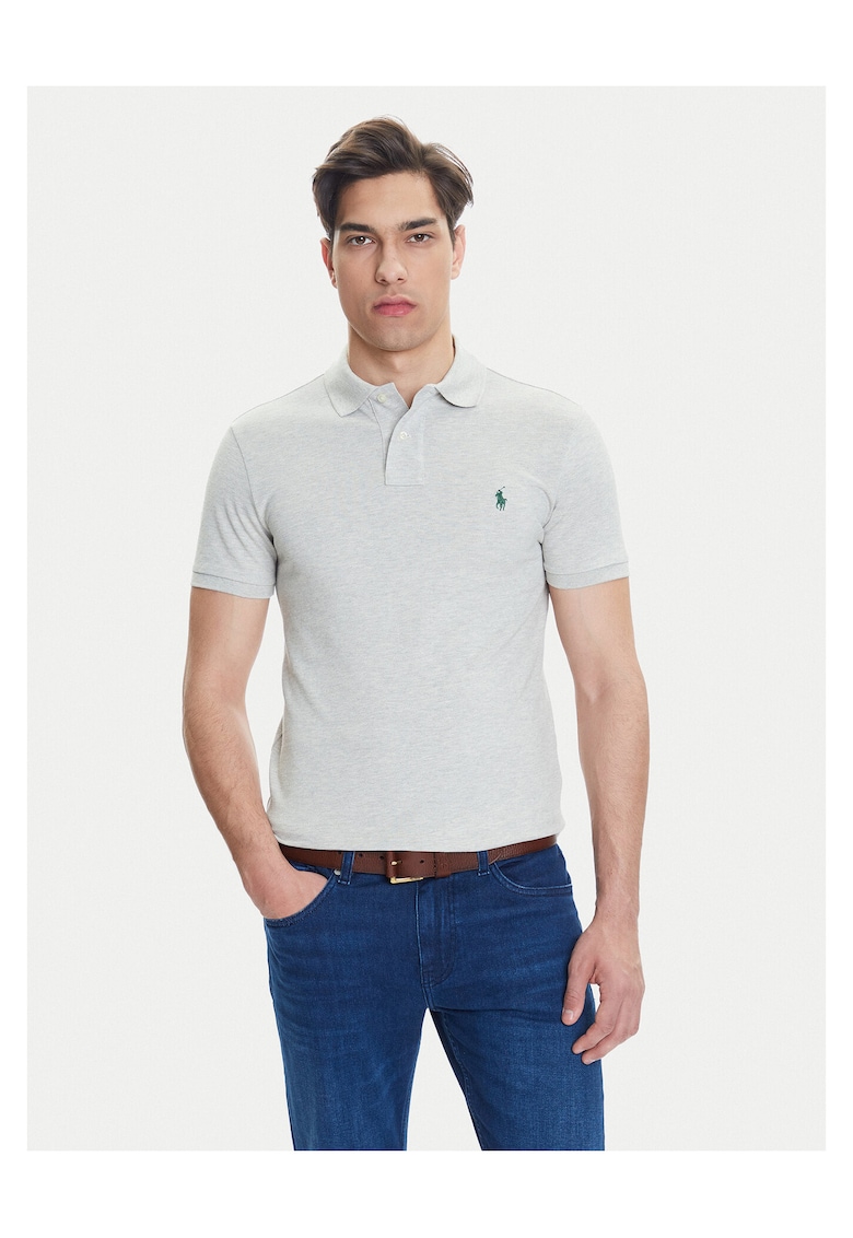Tricou barbati gri - bumbac