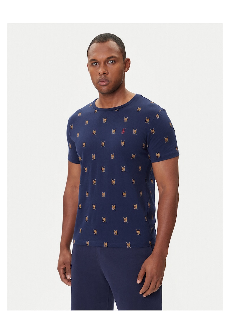 Tricou bleumarin - barbati - fabricat din bumbac