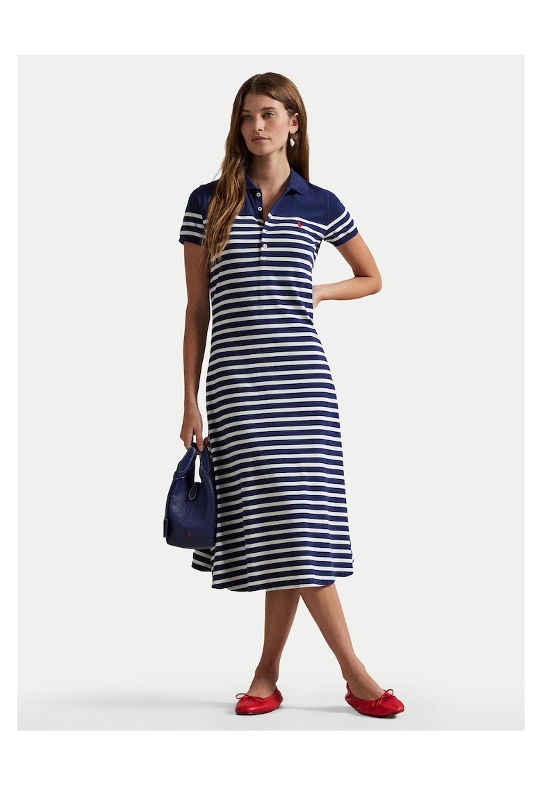 Rochie casual de dama bleumarin -