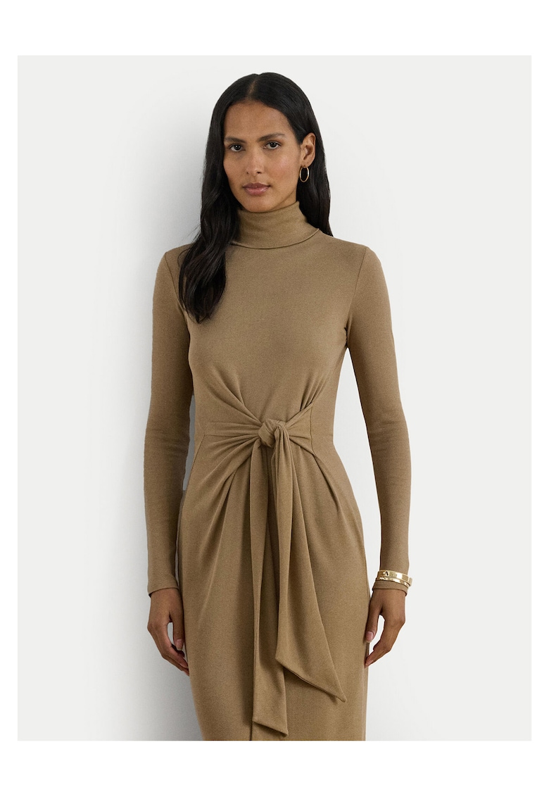 Rochie tricotata bej - femei