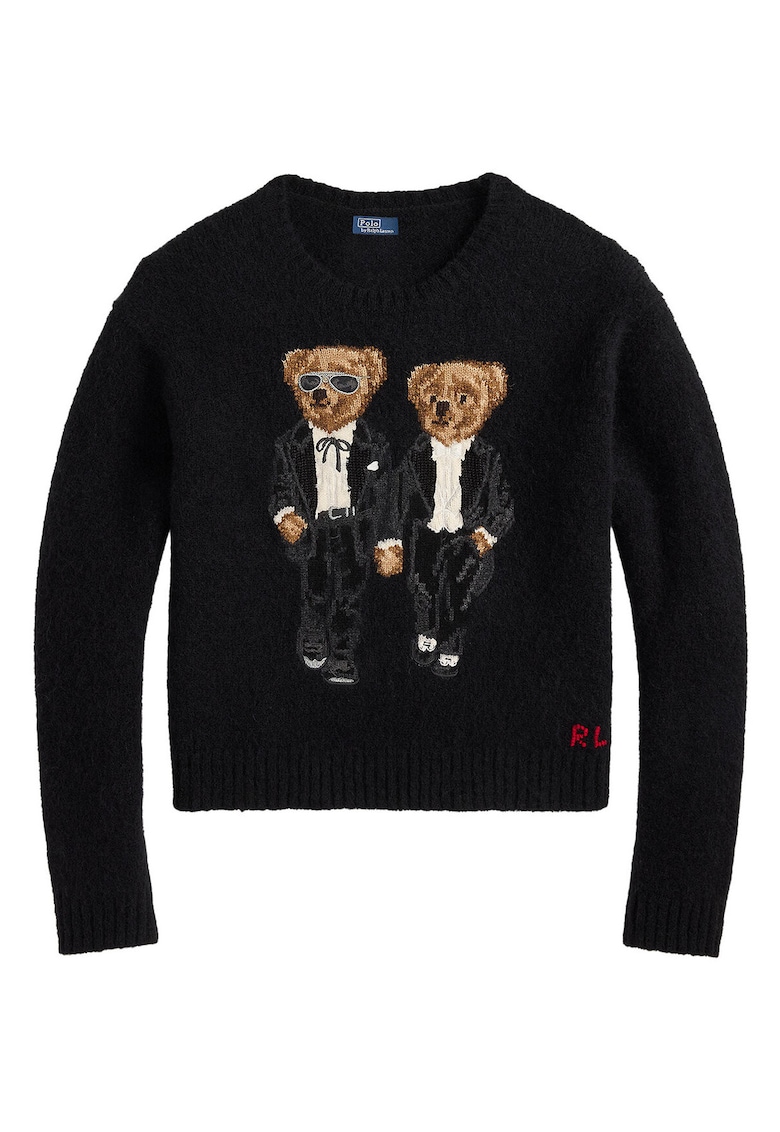 Pulover dama - 42% lana - 38% lana de alpaca - negru