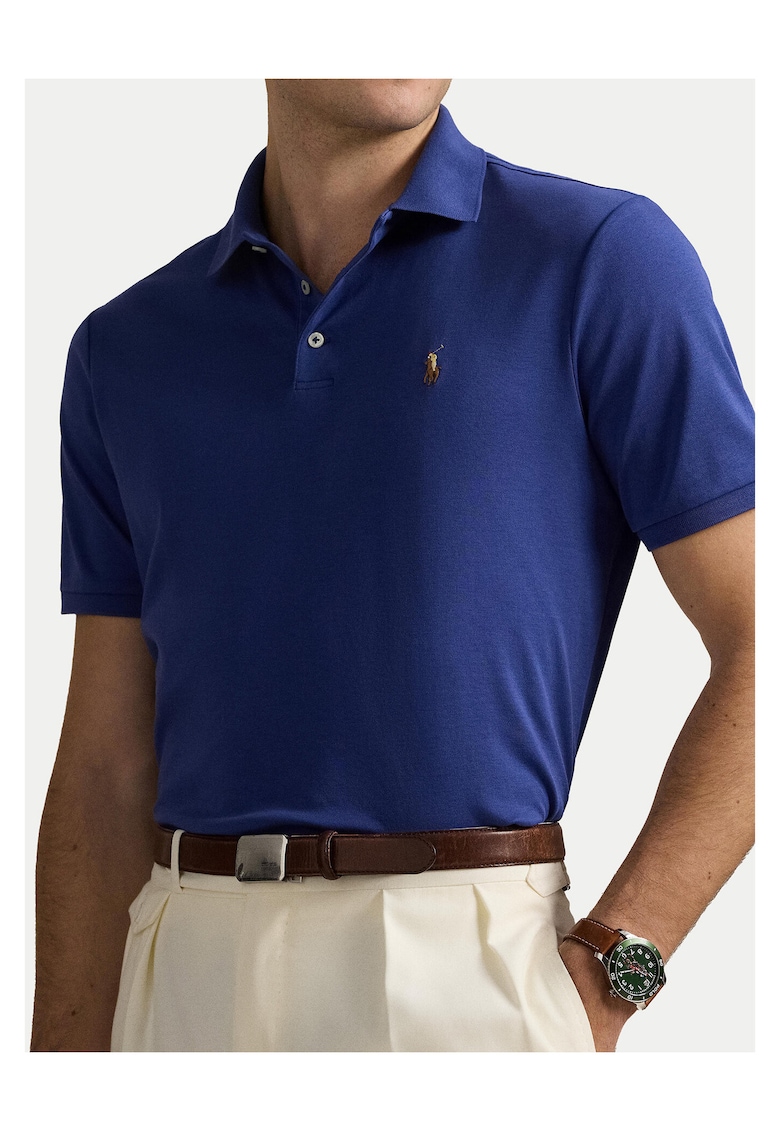 Tricou barbati bleumarin - 100% bumbac -