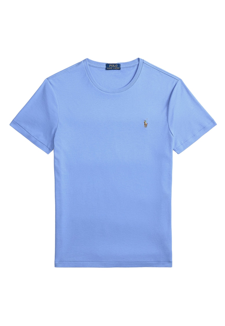 Tricou barbatesc albastru - bumbac