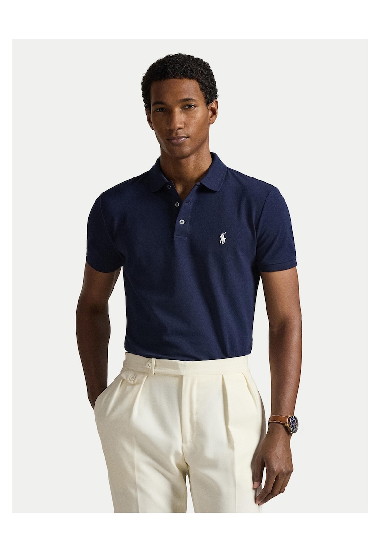 Tricou barbat - bleumarin - bumbac