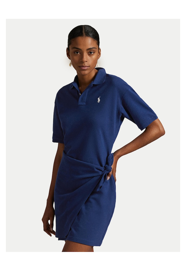 Rochie casual de dama bleumarin -