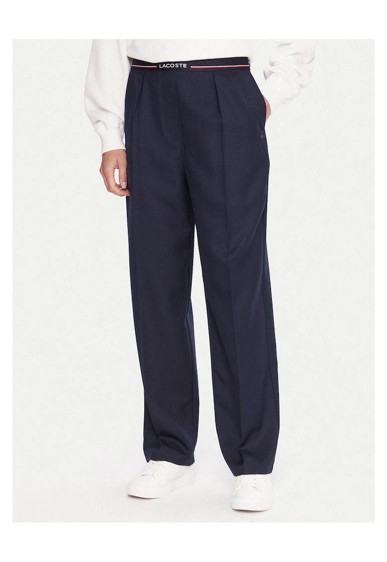 Pantaloni pentru dama bleumarin - stofa