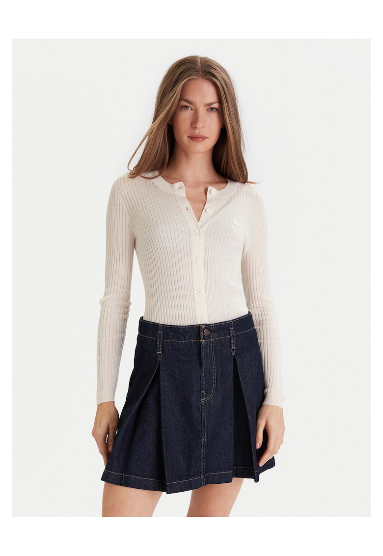 Cardigan dama crem