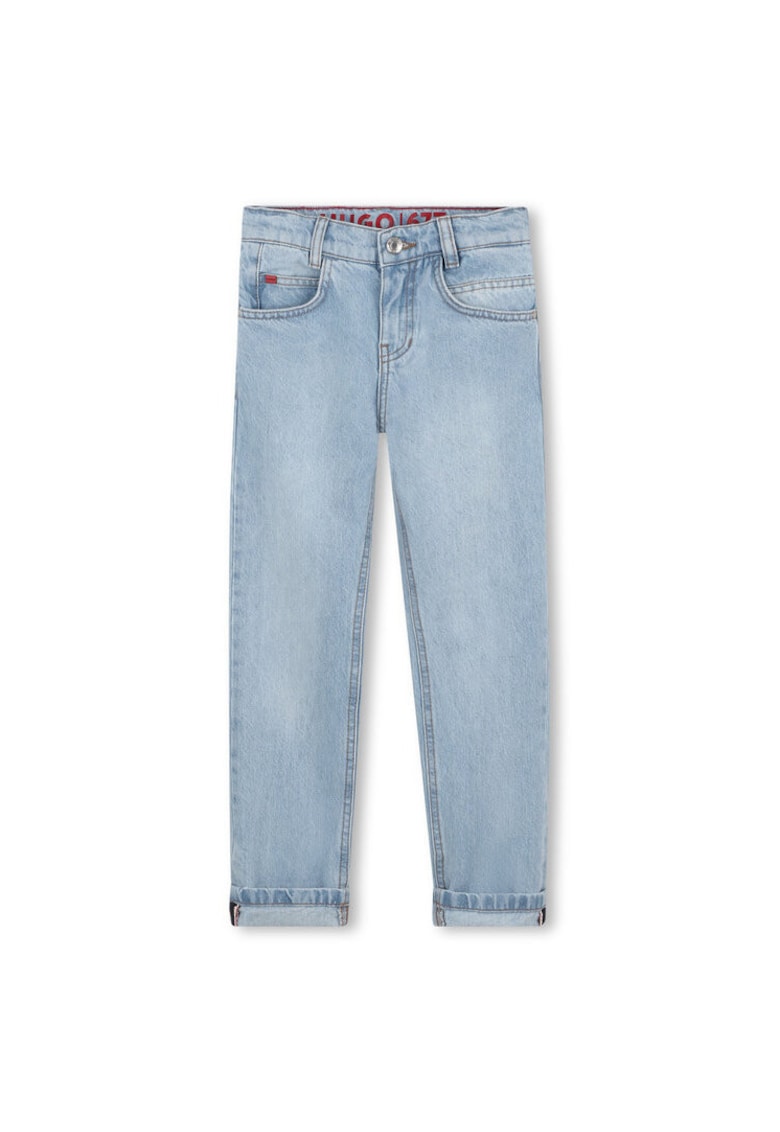 Jeans baiat albastru -