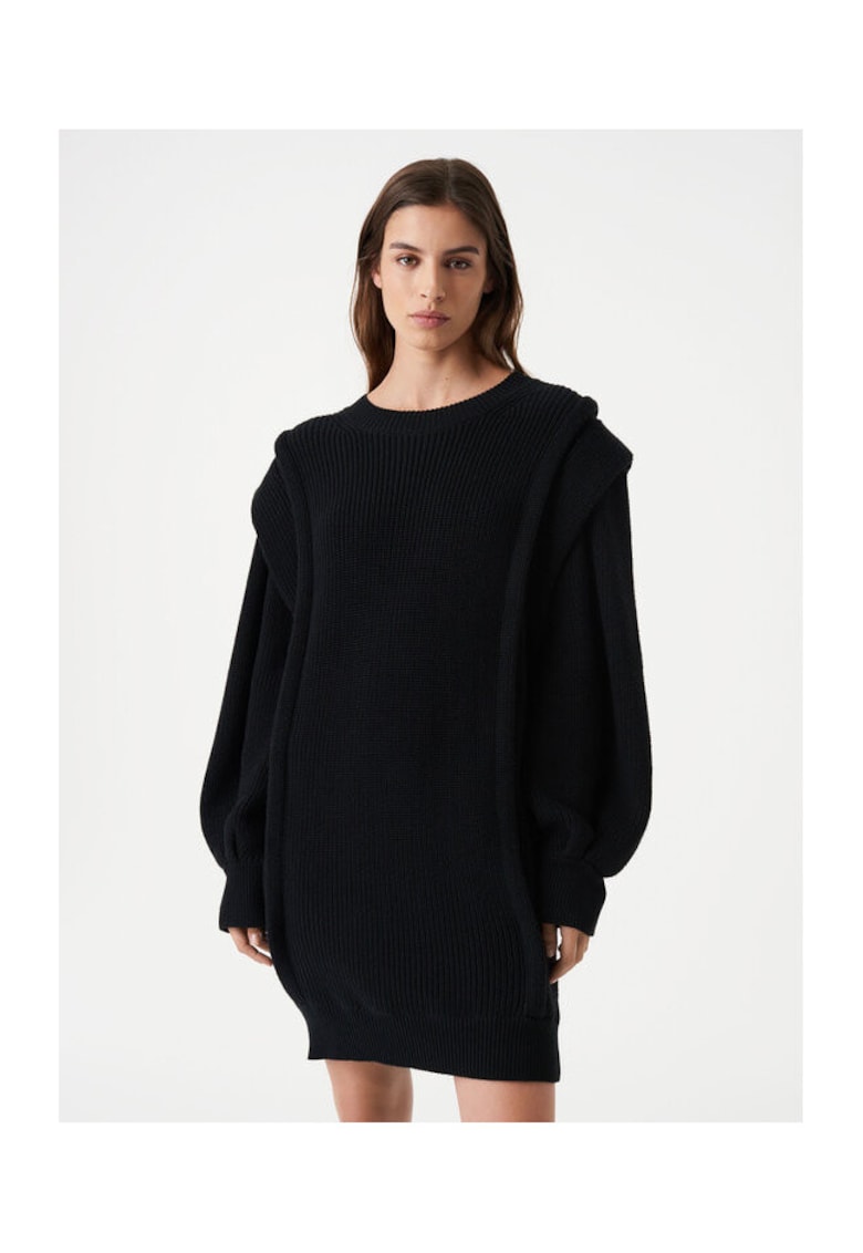 Rochie tricotata de dama negru