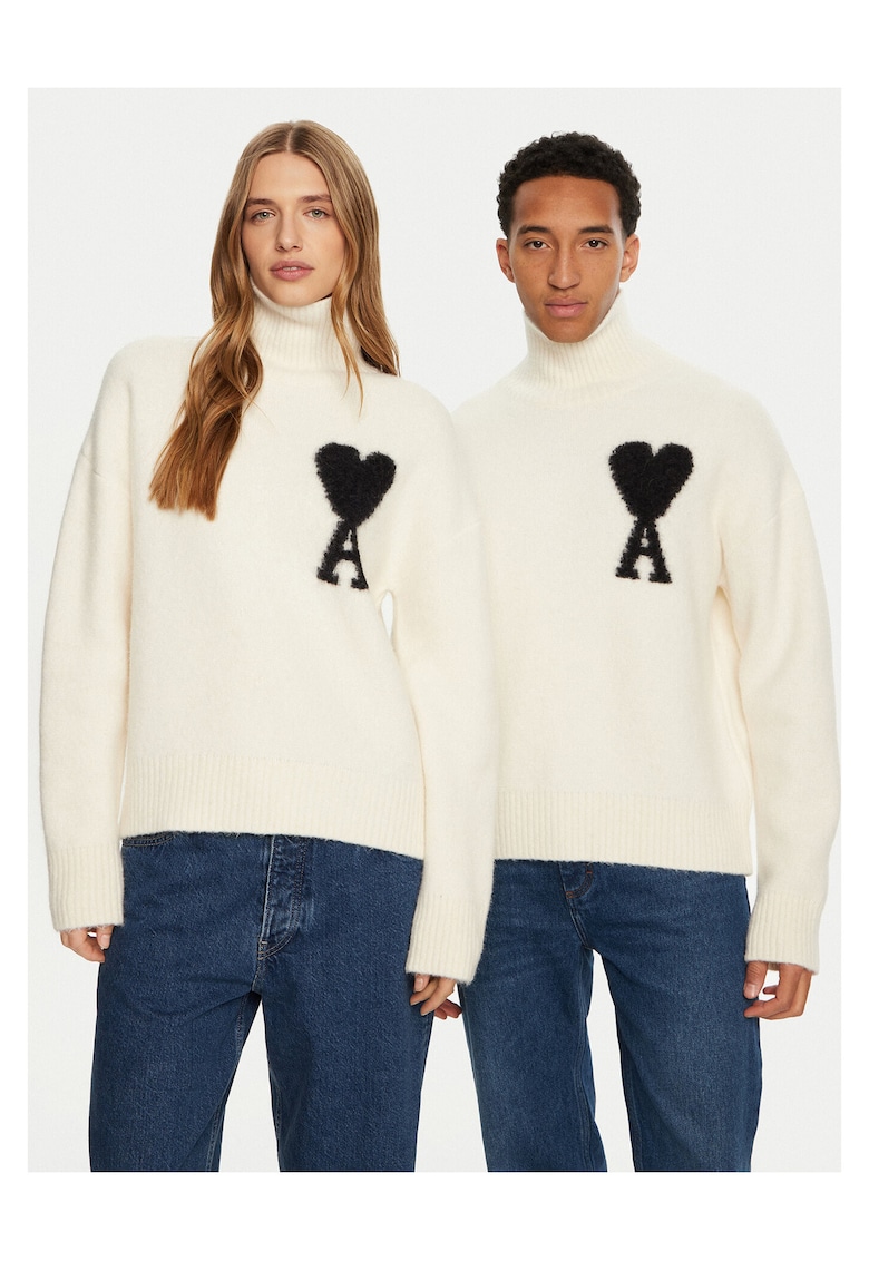 Pulover unisex ecru -