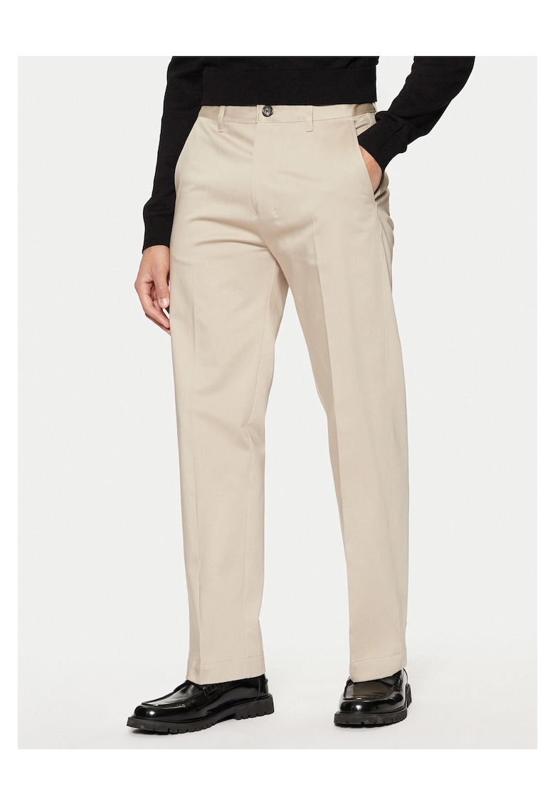 Pantaloni barbati bej - material de calitate