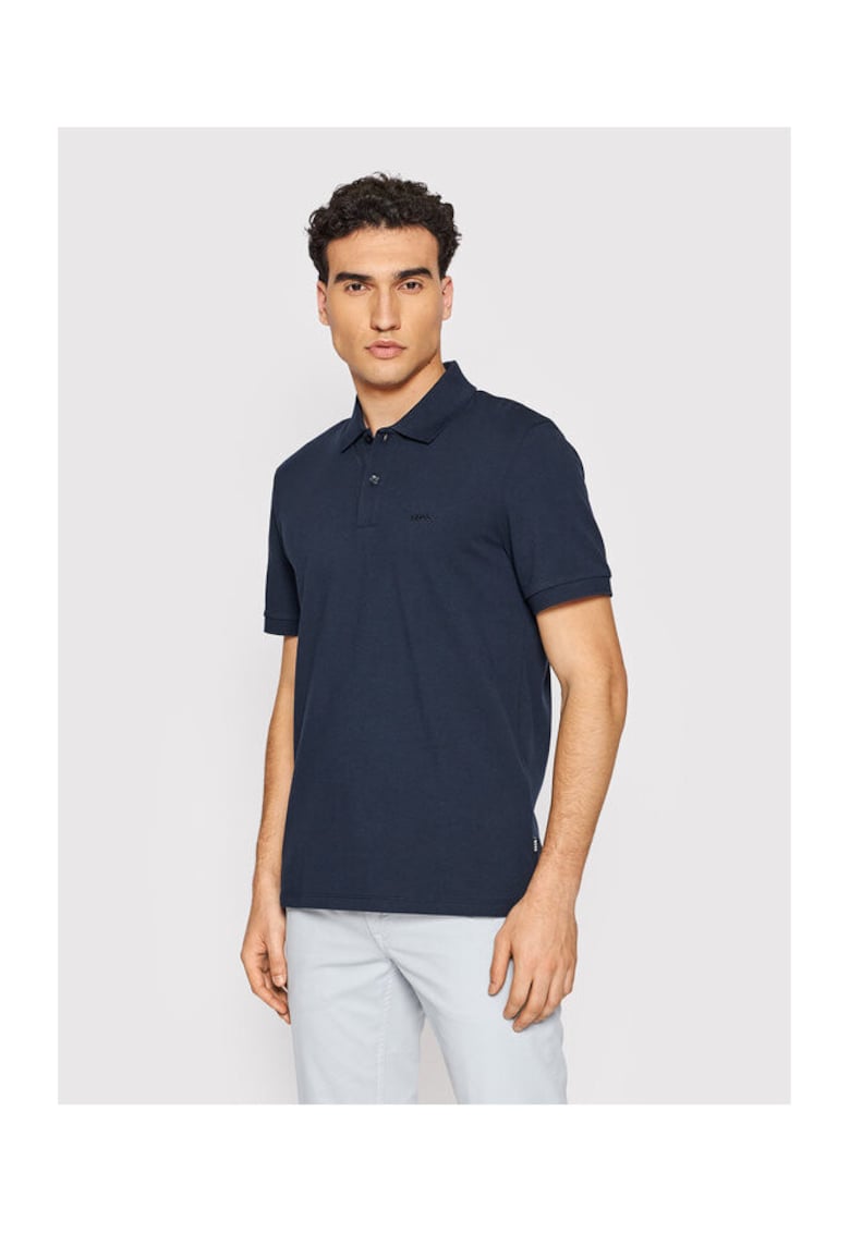 Tricou barbati bleumarin - 100% bumbac material