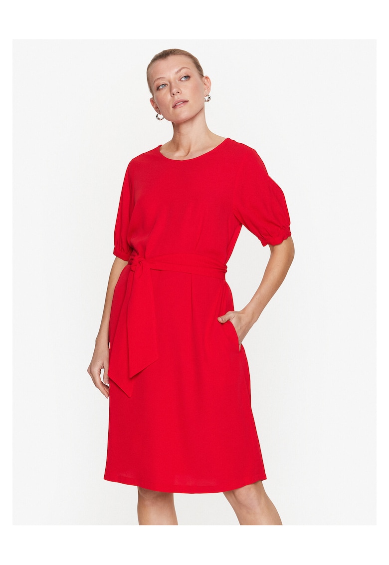 Rochie casual dama rosu -