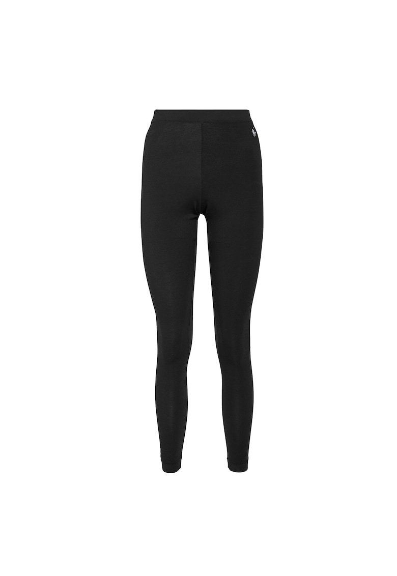 Colanti sport dama negru - fabricat elastic