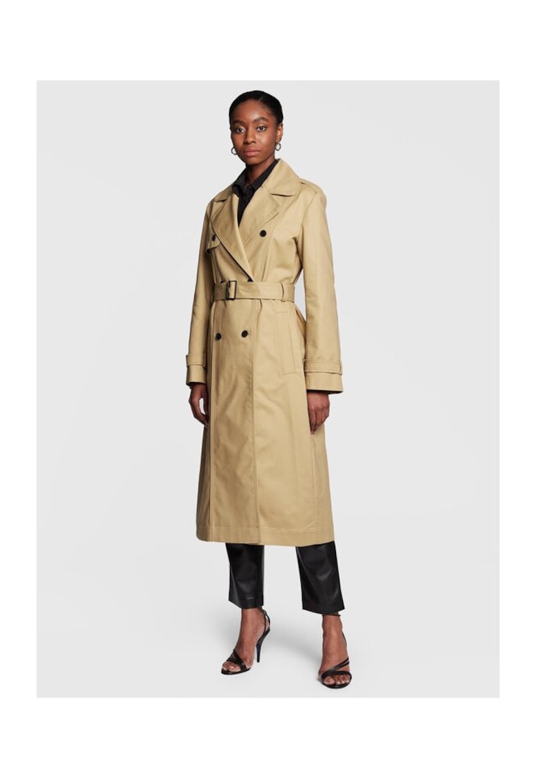 Trench dama bej -