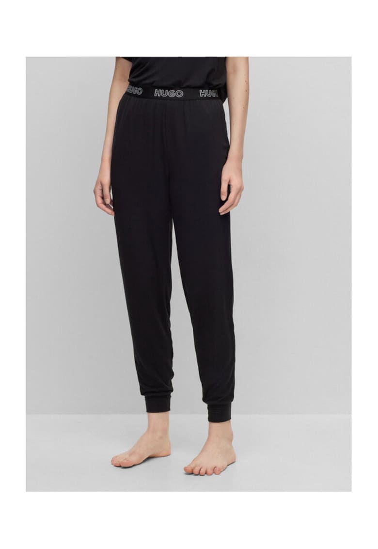 Pantaloni de pijama de dama negru