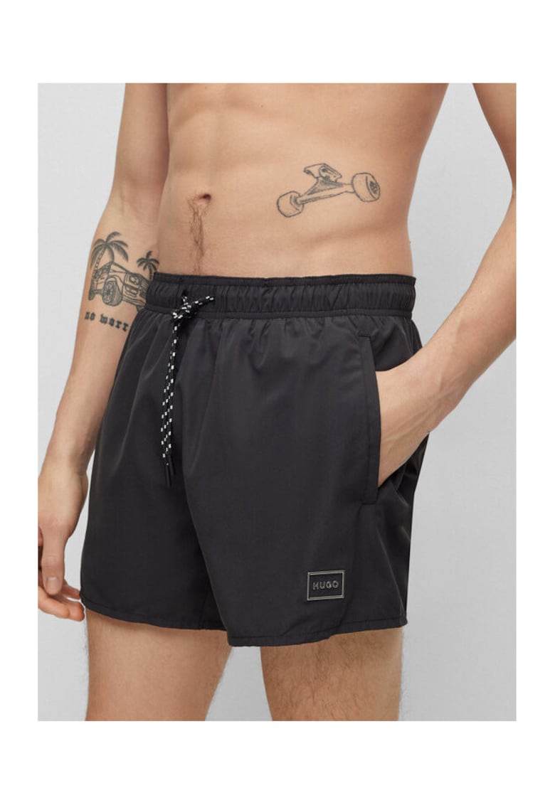 Costum de baie barbati negru -