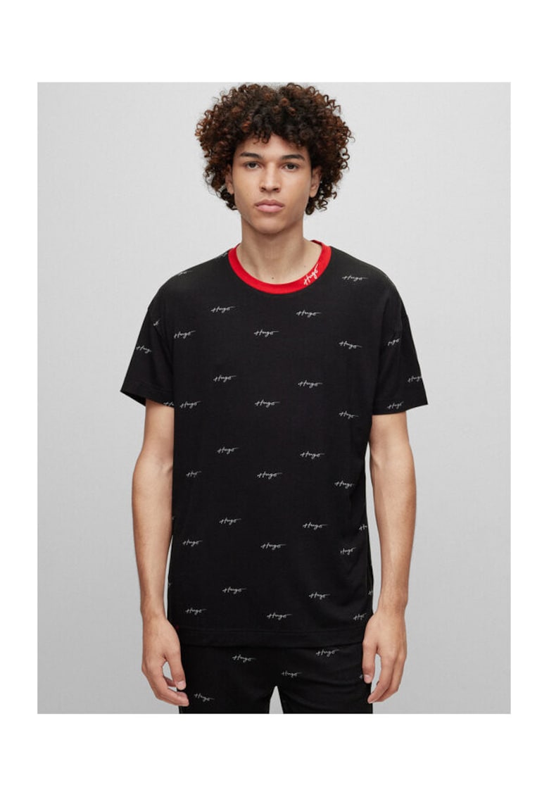 Hugo Tricou de pijama - negru