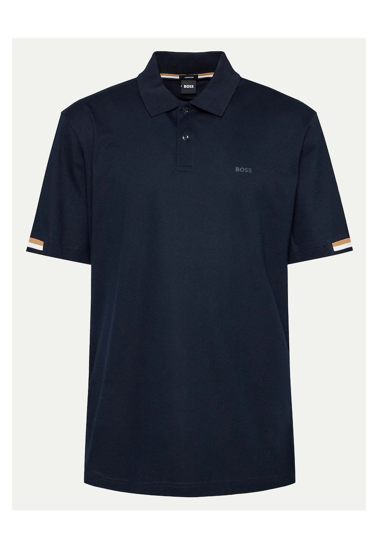 Tricou barbati bleumarin - bumbac -