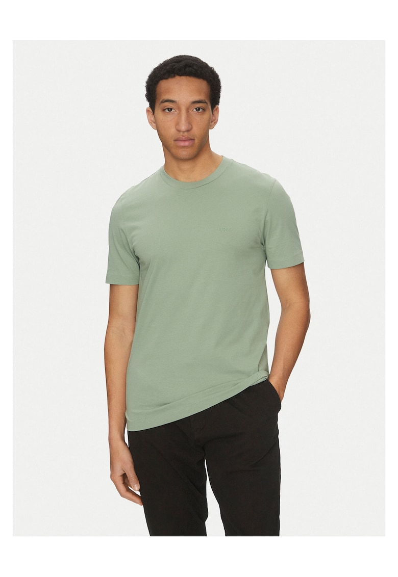 Tricou barbati verde menta - bumbac
