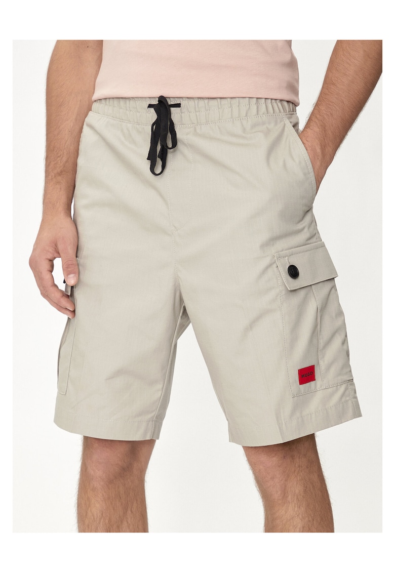 Pantaloni scurti barbati culoare gri