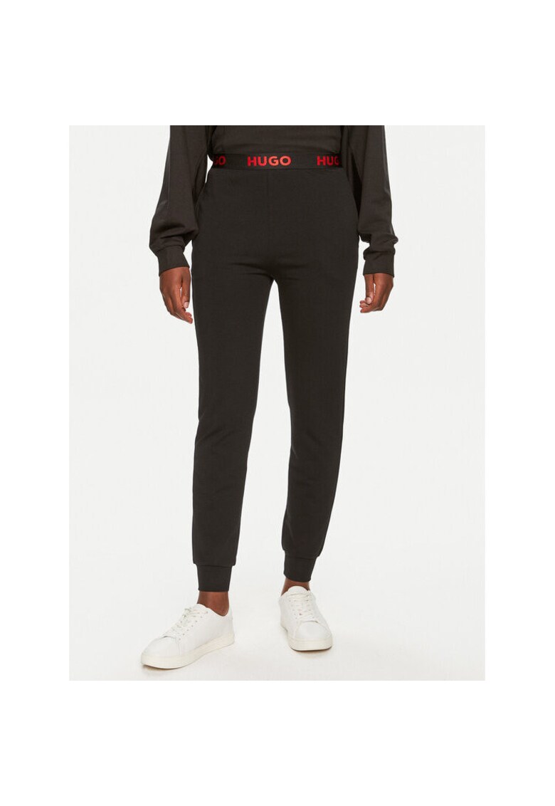 Pantaloni sport dama culoare neagra - trening