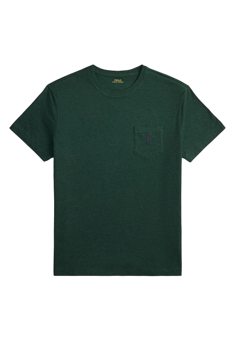 Tricou barbat - verde - bumbac