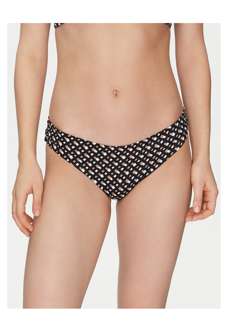 Slip de baie dama negru/maro